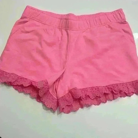 NWOT Lilly Pulitzer Large Kylar Ruffle short in Pink Shandy Item # 7V - Picture 2 of 7